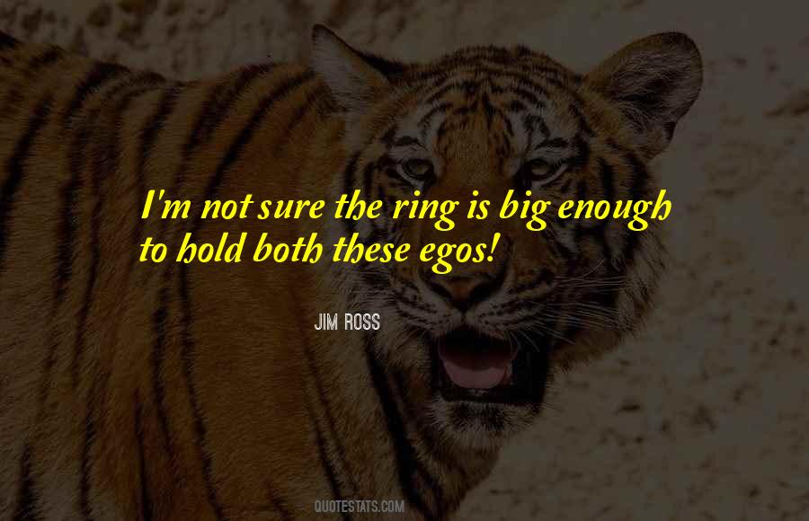 Quotes About Big Egos #1499597