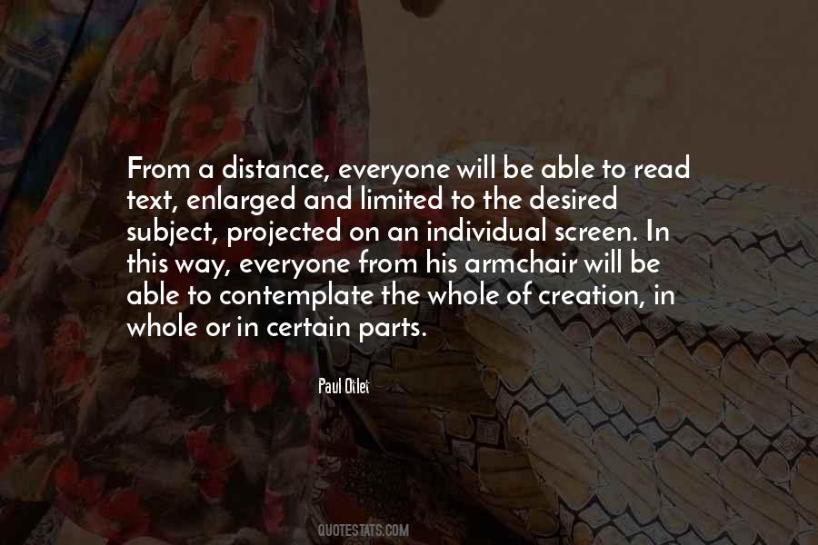 A Distance Quotes #1057722