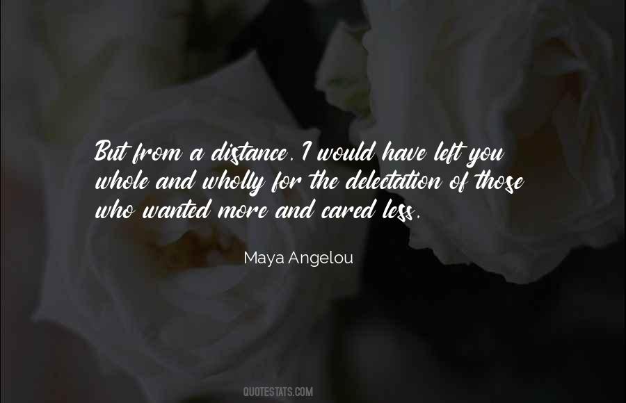 A Distance Quotes #1425488