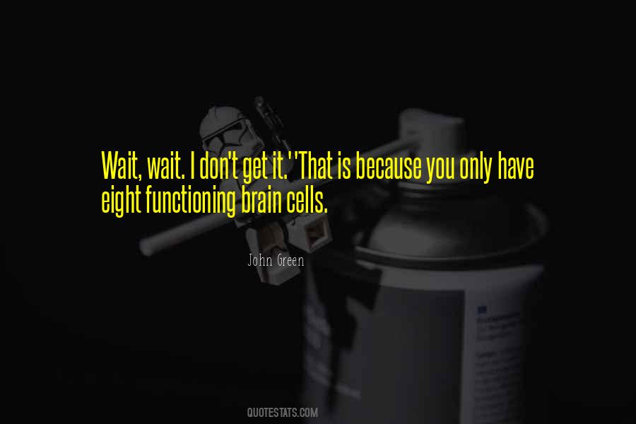 Quotes About Brain Cells #1651632