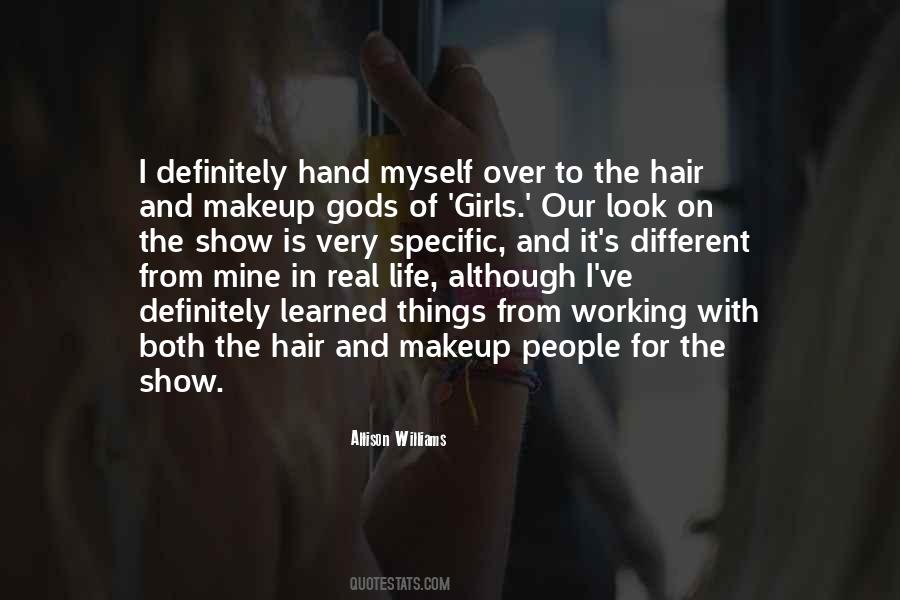 Quotes About Makeup And Hair #159168