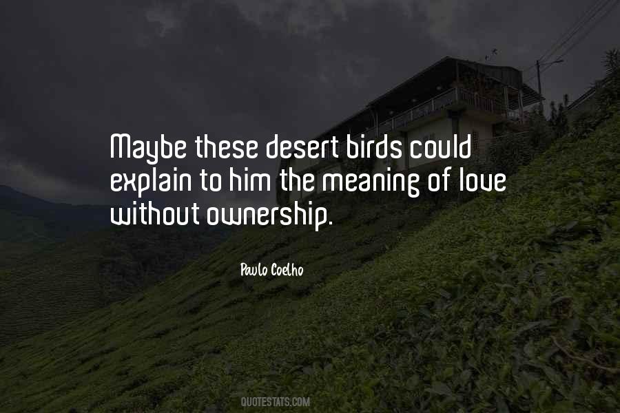 Quotes About Birds And Love #1047566