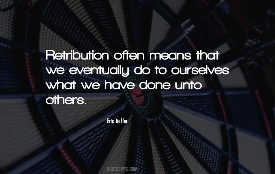 Quotes About Retribution #1063323