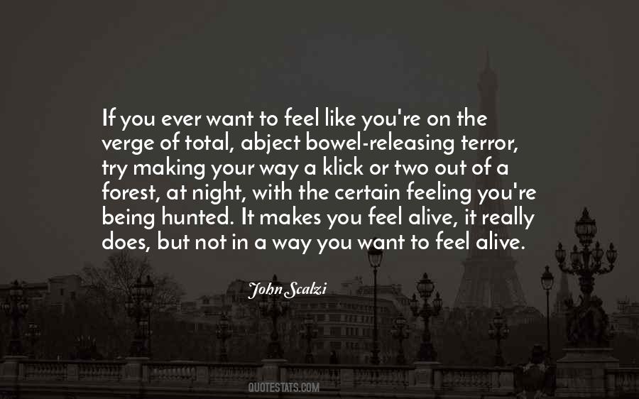 Feeling In Your Being Quotes #1447351