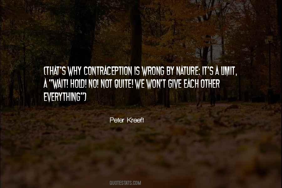 Quotes About Contraception #1224262