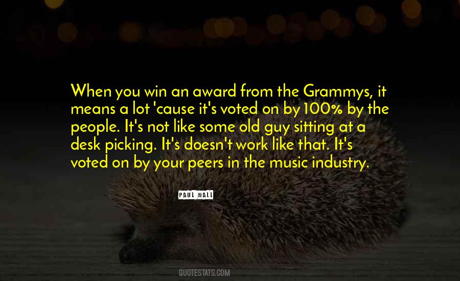 Quotes About Winning Awards #283729