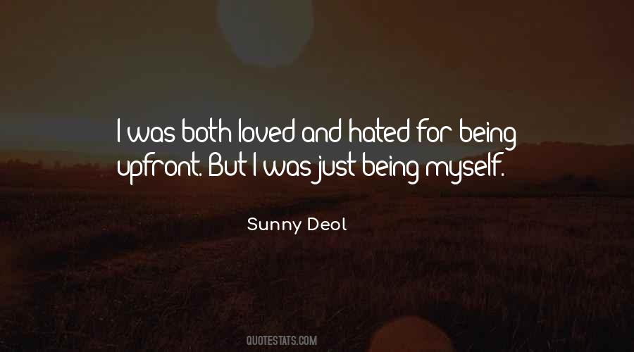 Quotes About Being Myself #575781