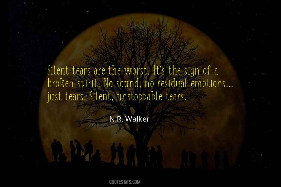 Quotes About Silent Tears #525585