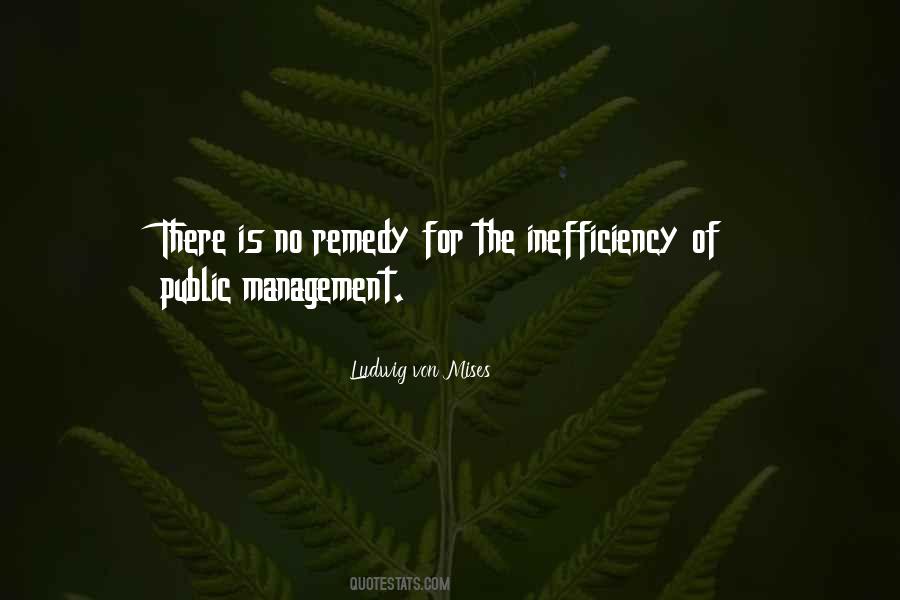 Quotes About Inefficiency #798278