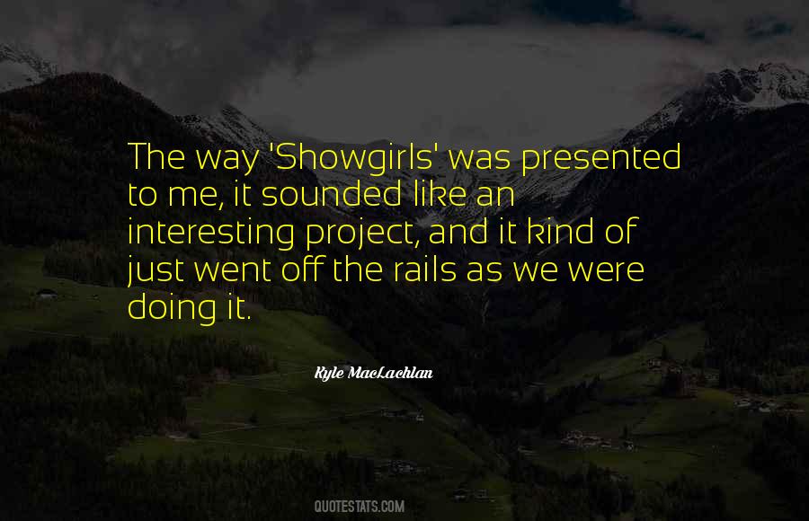 Quotes About Rails #869250