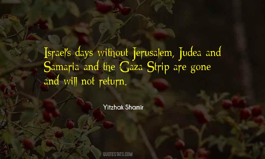 Quotes About Gaza Strip #1623025