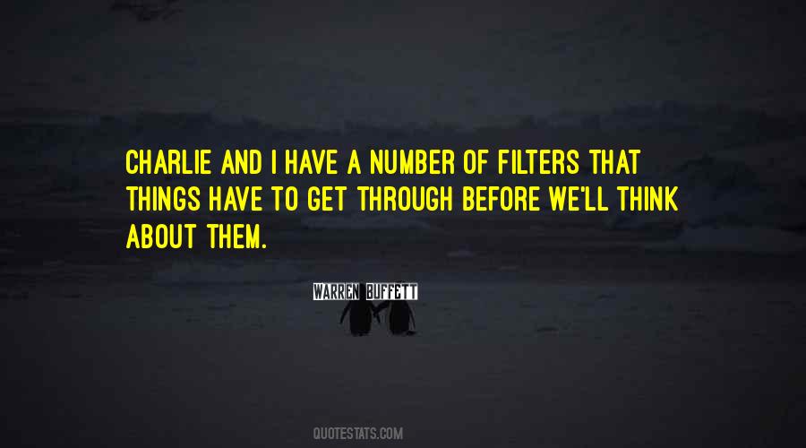 Quotes About Filters #1260931