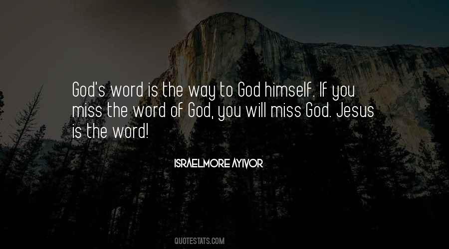 Word To God Quotes #19123