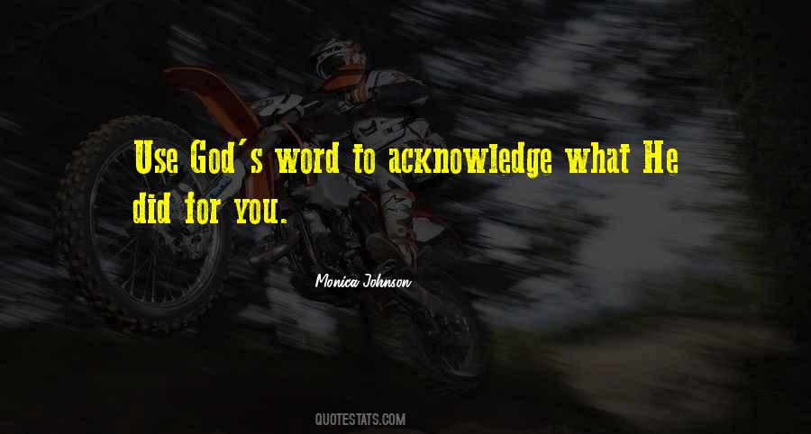 Word To God Quotes #82304