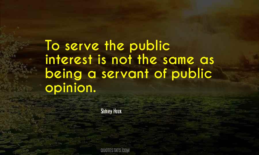 A Public Servant Quotes #1742370