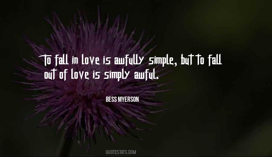 Quotes About Fall Out Of Love #1502727