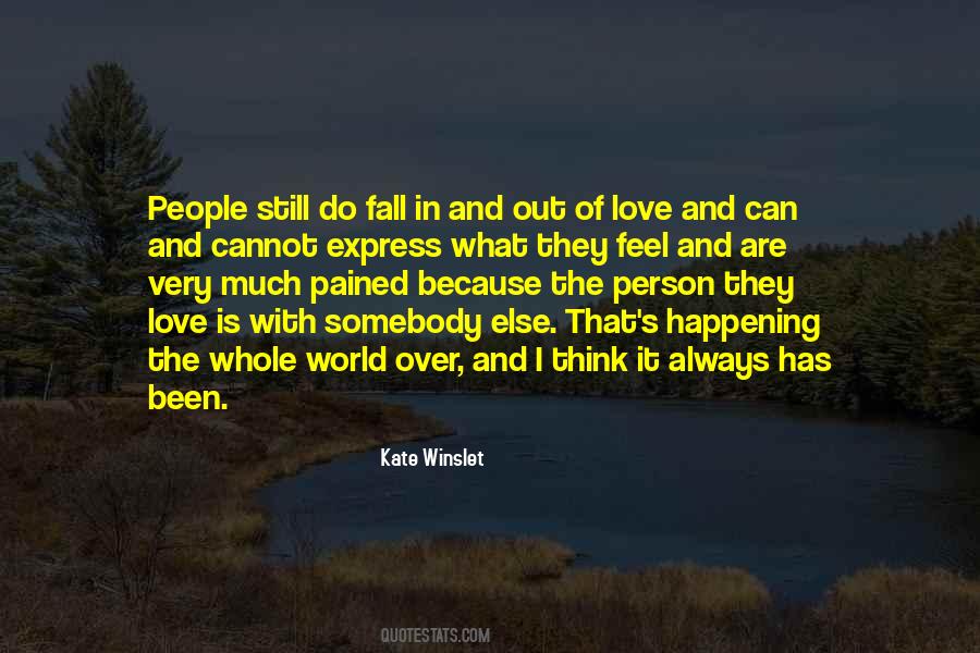 Quotes About Fall Out Of Love #46044