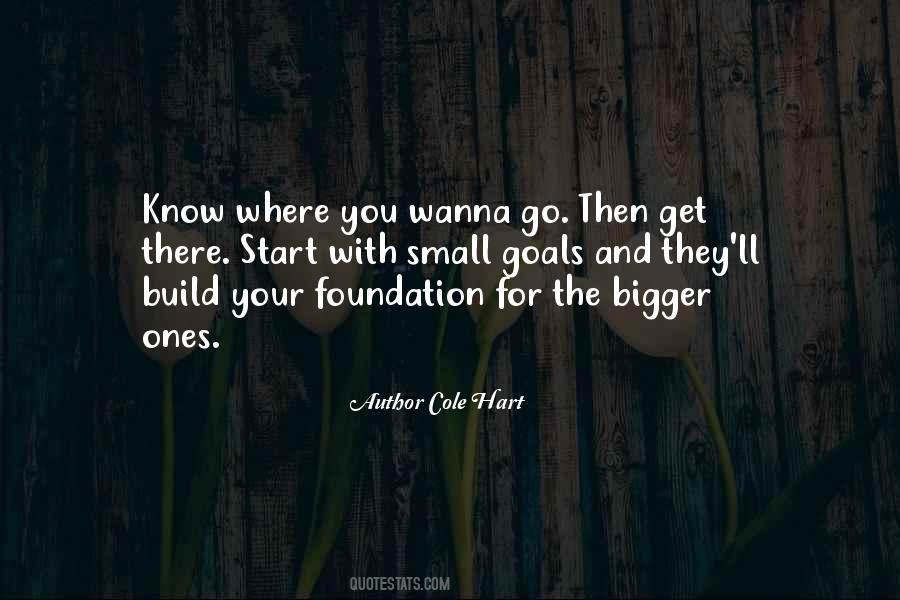 Small Goals Quotes #1245434