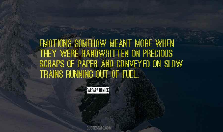 Running Slow Quotes #1203529