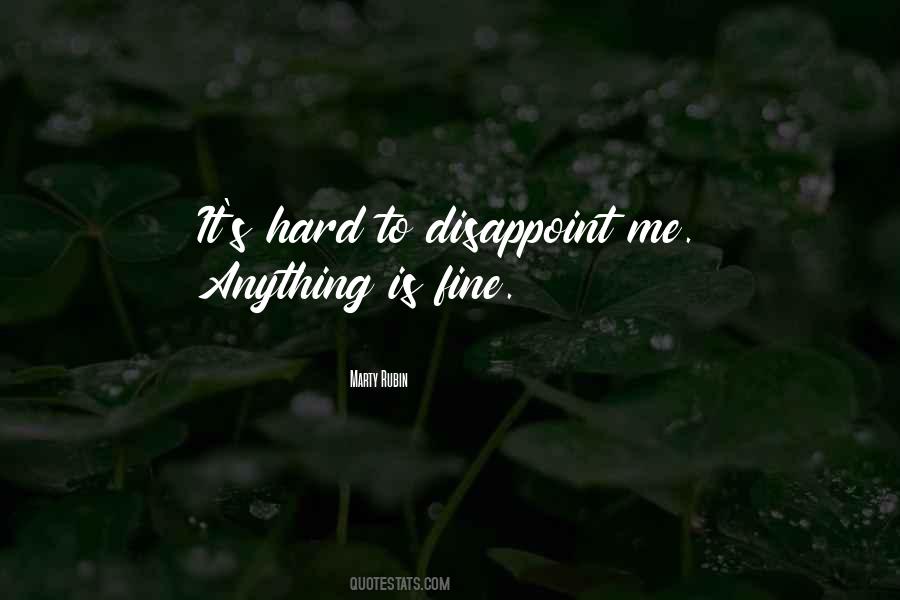 Quotes About Disappointment In Yourself #32551