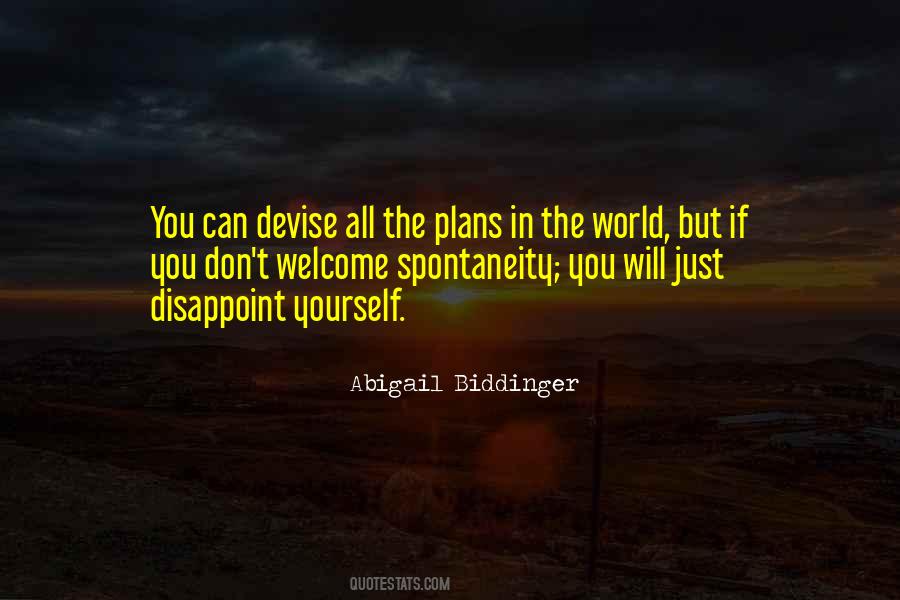 Quotes About Disappointment In Yourself #327816