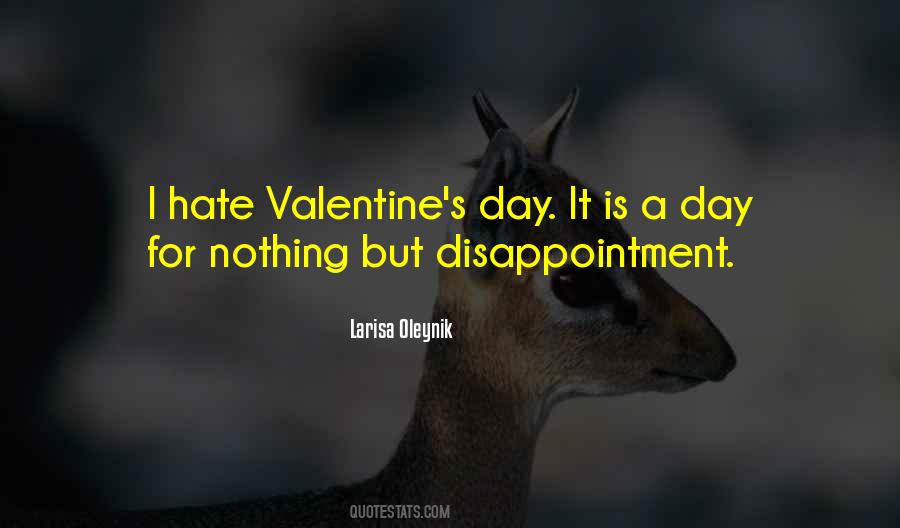 Quotes About Disappointment In Yourself #3526