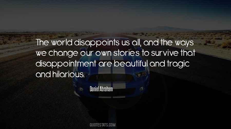 Quotes About Disappointment In Yourself #49513