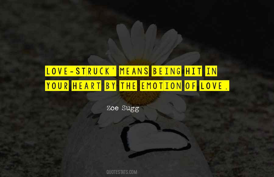 Struck Heart Quotes #616029