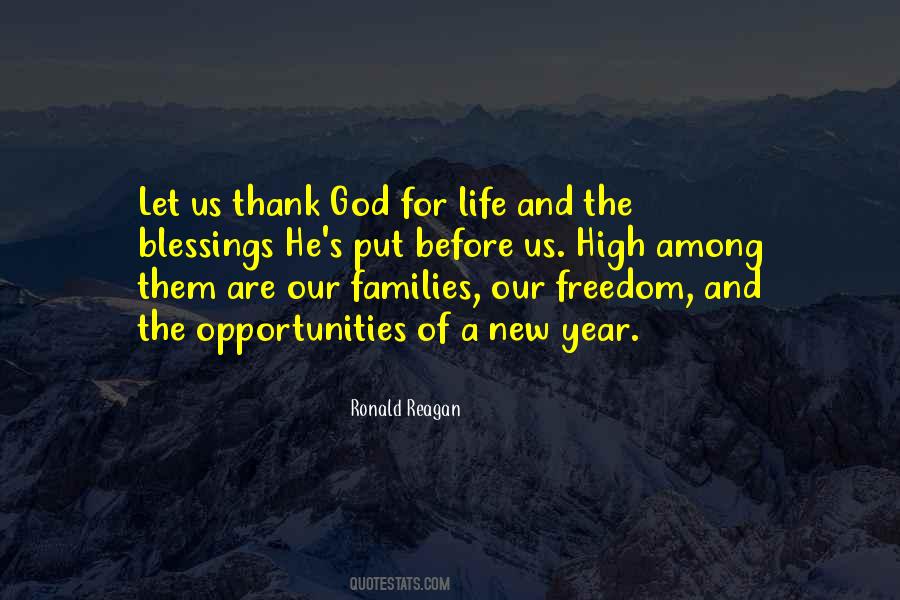 Quotes About God's Blessings #1144808