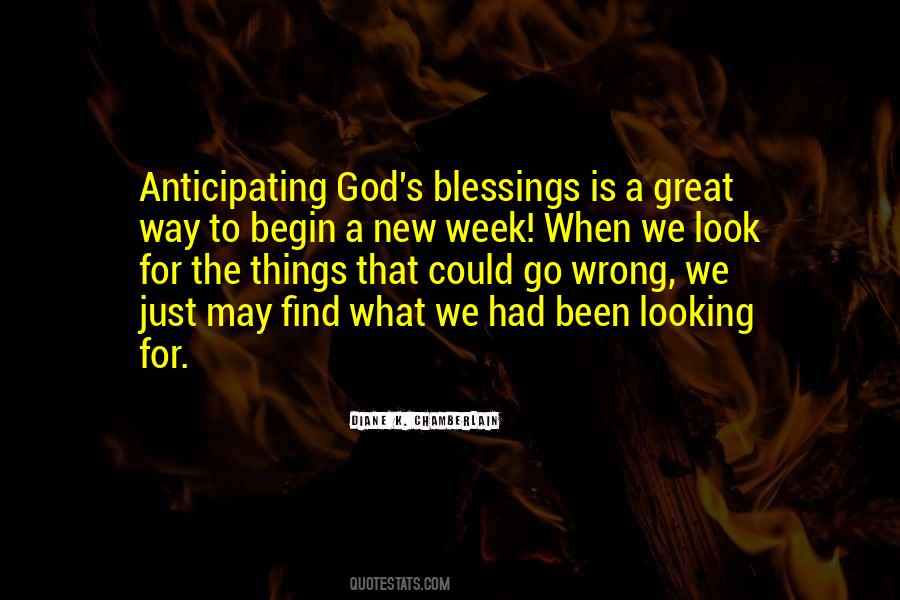 Quotes About God's Blessings #124488