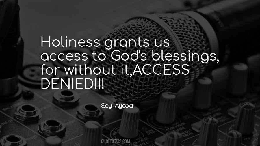 Quotes About God's Blessings #494275