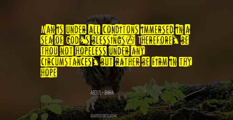 Quotes About God's Blessings #671378