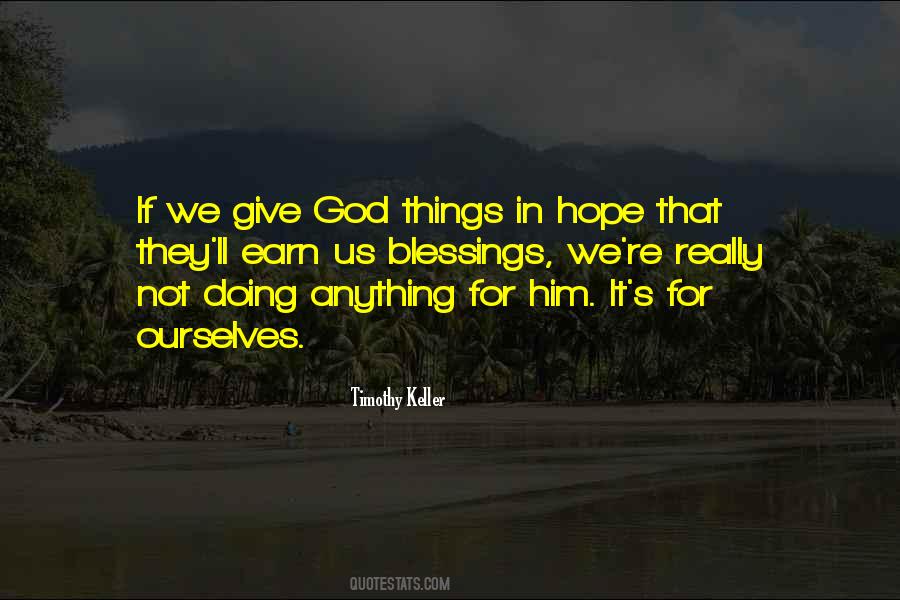 Quotes About God's Blessings #761440