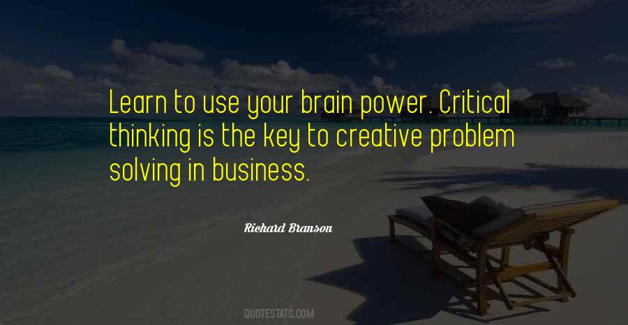 Quotes About Critical And Creative Thinking #1744037