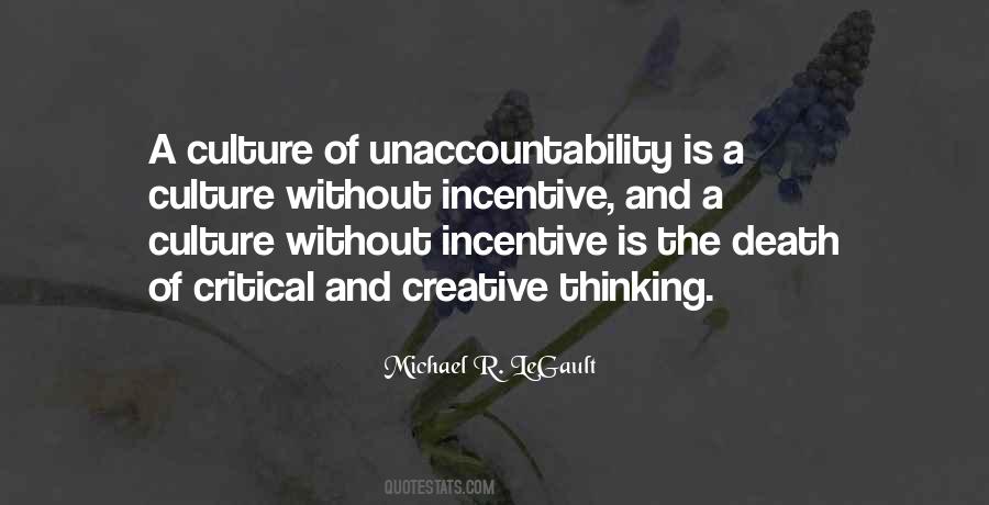 Quotes About Critical And Creative Thinking #370230