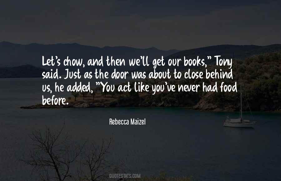 Quotes About Books And Food #432603