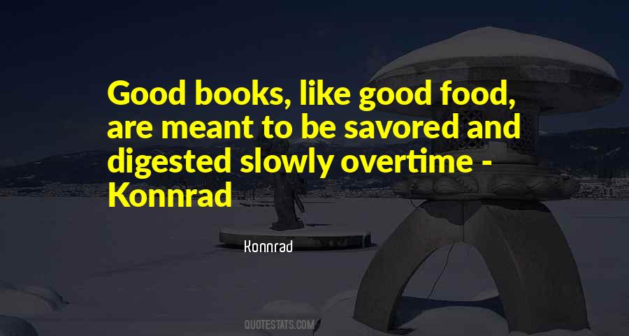 Quotes About Books And Food #797526