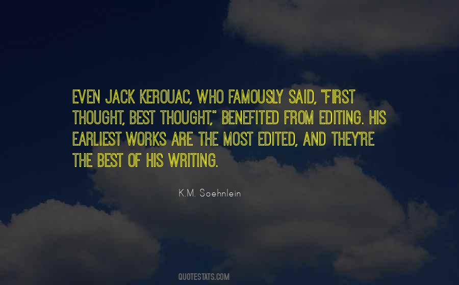 Quotes About Editing #1406612