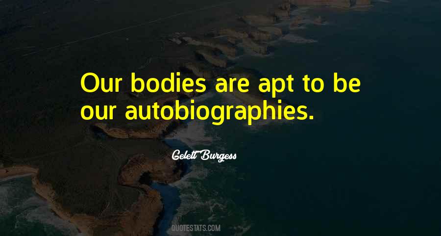 Quotes About Autobiographies #1092827