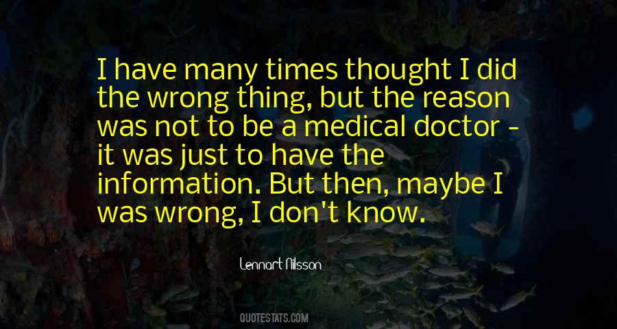 Medical Doctor Quotes #1739424