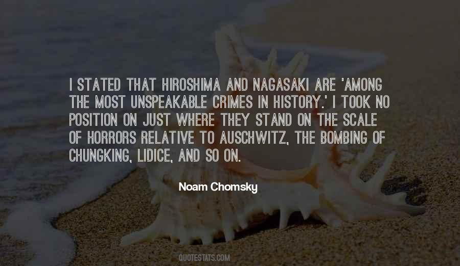 Quotes About Bombing Of Hiroshima #993444