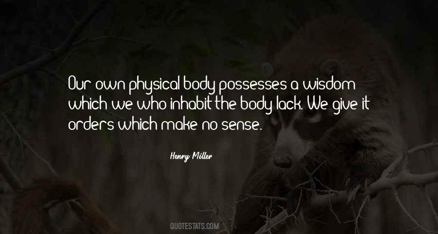 Body Wisdom Quotes #1065352