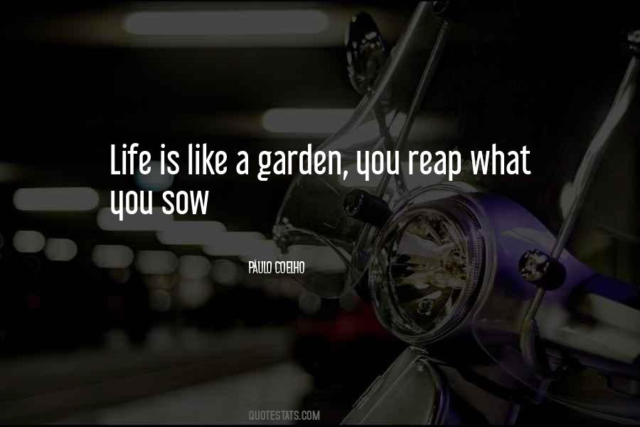 Life Garden Quotes #80647