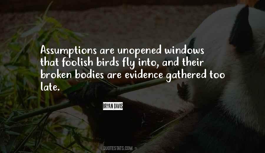 Quotes About Broken Windows #1385990