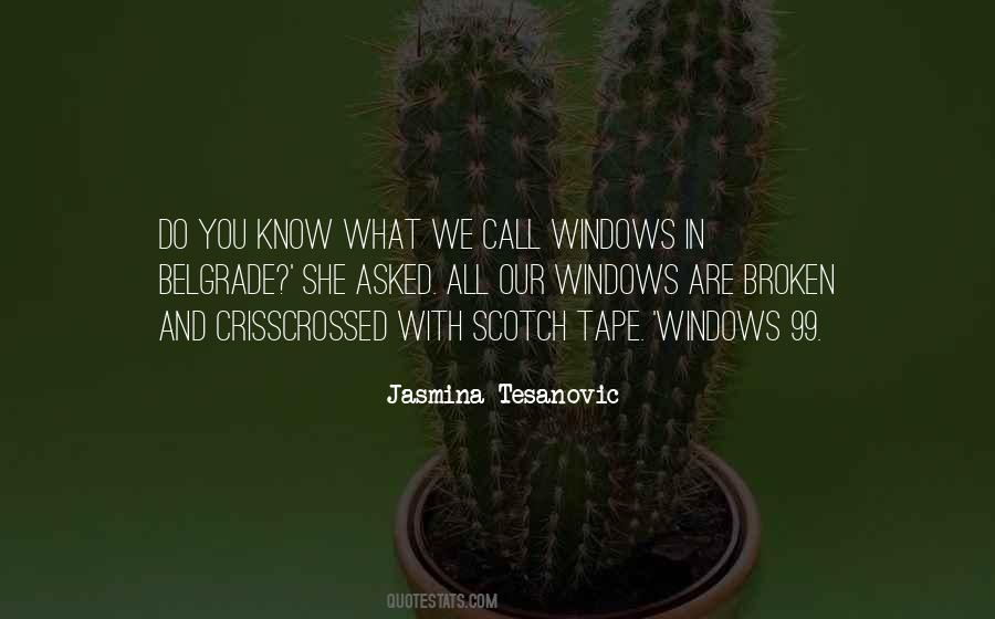 Quotes About Broken Windows #490330