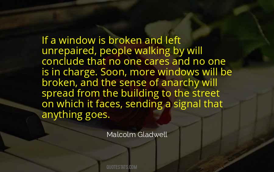 Quotes About Broken Windows #56829