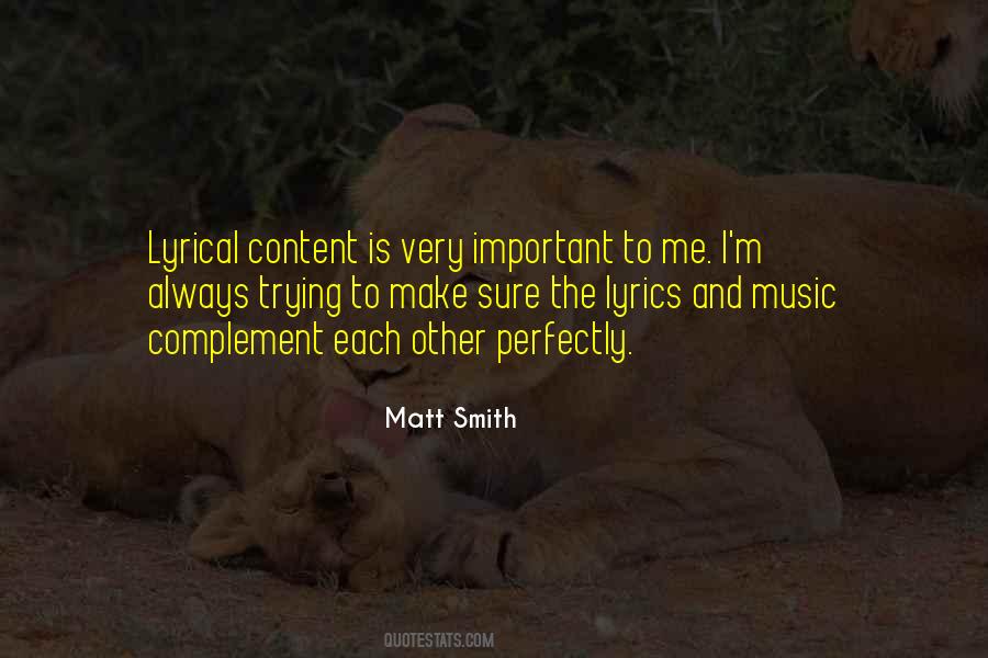 Quotes About Complement #545248