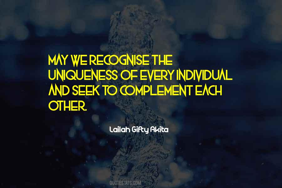 Quotes About Complement #652434