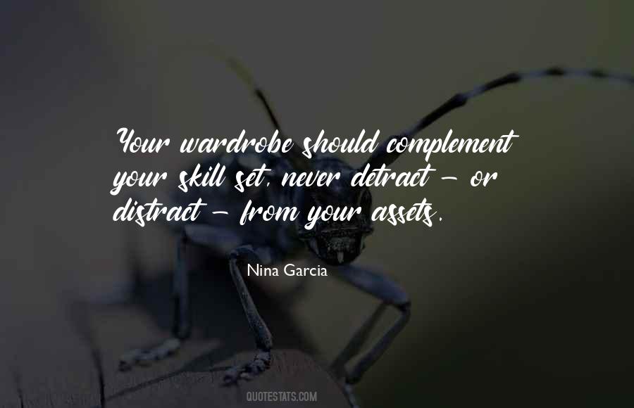 Quotes About Complement #713165