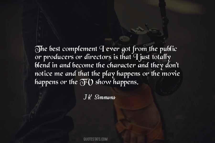 Quotes About Complement #852569